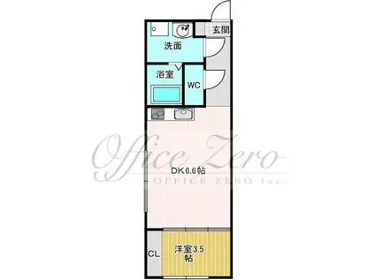 AMIRL PREMIER SHINSAKAEII 1月完成予定(1LDK/3階)の間取り写真