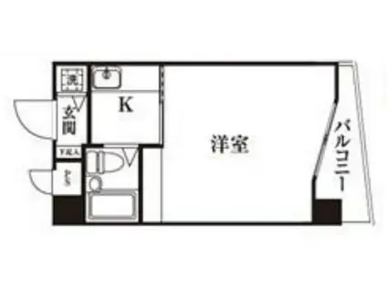 リエス清瀬(1K/2階)の間取り写真