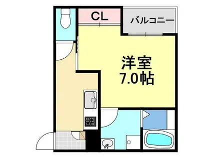 LECOCON半田VI(1K/3階)の間取り写真