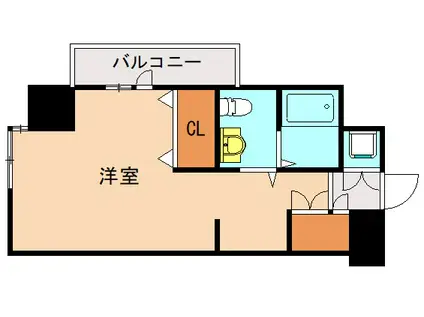県庁前シティピアエクセル30(ワンルーム/6階)の間取り写真