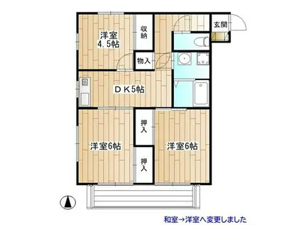 昭和ビル神明町(3DK/3階)の間取り写真