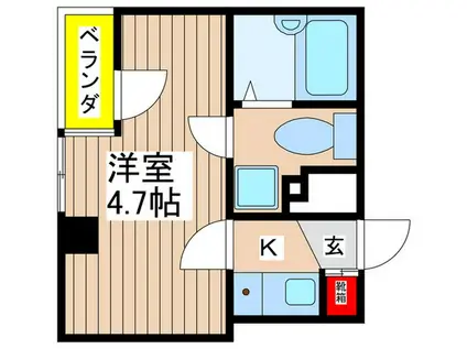 FYSビル(1K/3階)の間取り写真