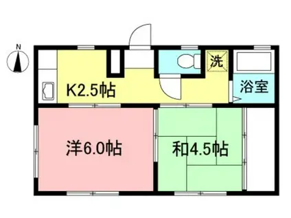 アネックスヒルマ(2K/1階)の間取り写真