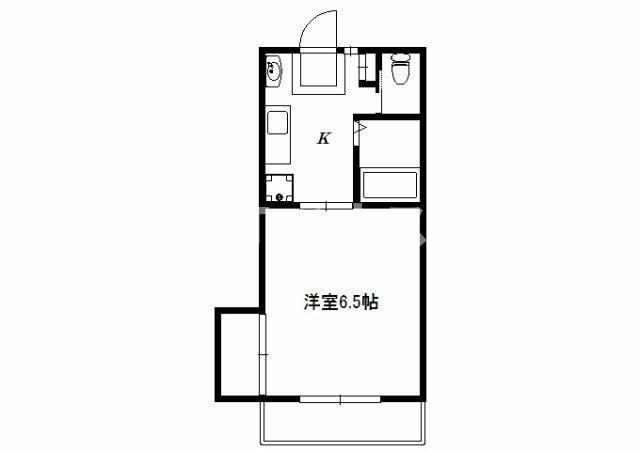 永和第5ビル(1K/3階)の間取り写真