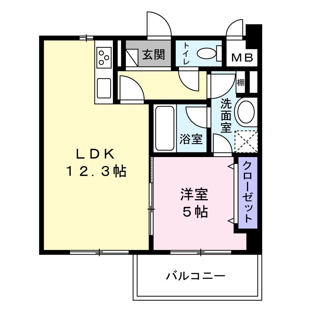 OWLSTYLE KANDACHO(1LDK/7階)の間取り写真