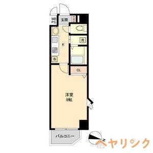 S-FORT上社(1K/7階)の間取り写真