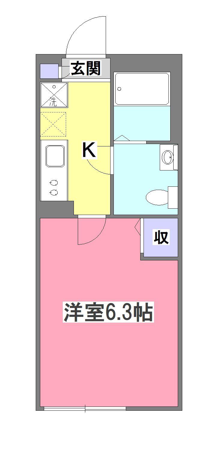 KEIAI RESIDENCE 清瀬III(1K/1階)の間取り写真