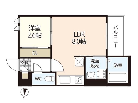REGALEST BRILLER(1LDK/3階)の間取り写真