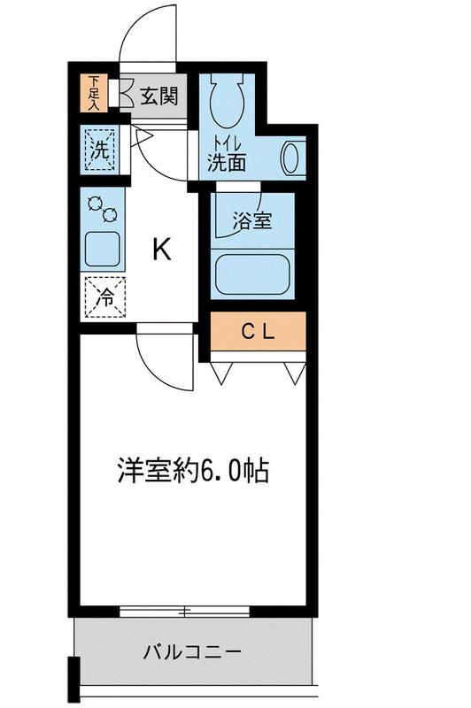 KDXレジデンス大島(1K/10階)の間取り写真