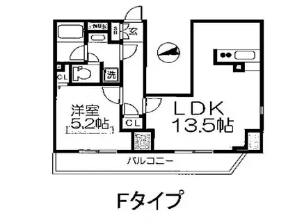 レガーロ浅草(1LDK/11階)の間取り写真