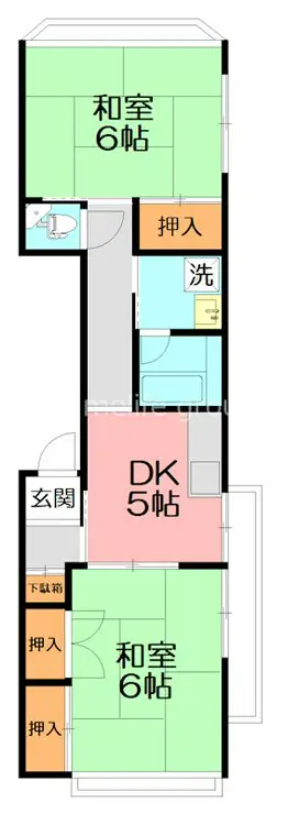 ワキタハイム 3階階 間取り