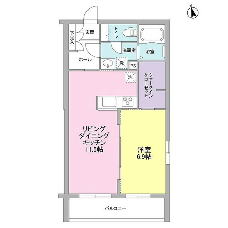 プレジオ桜丘 2階階 間取り