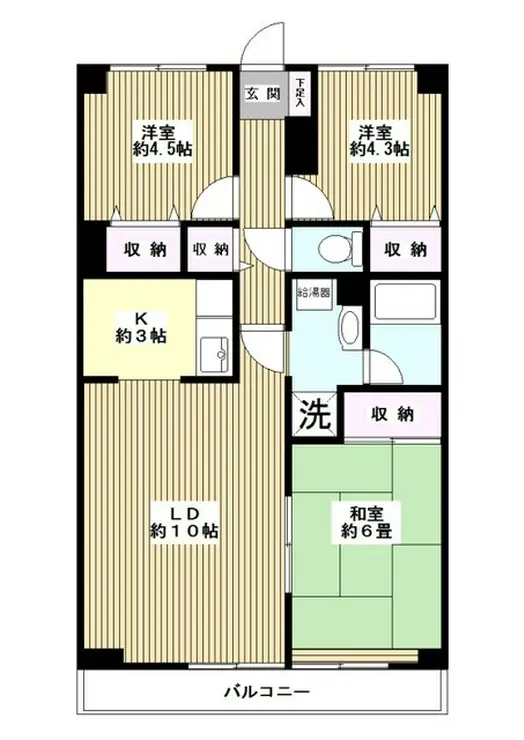ロイヤルハイム 3階階 間取り