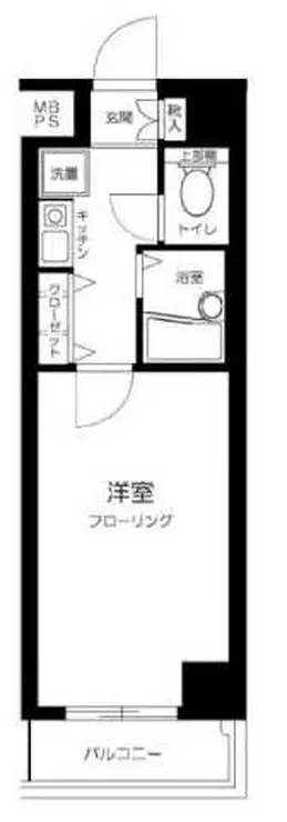 クレアシオン御茶ノ水 8階階 間取り