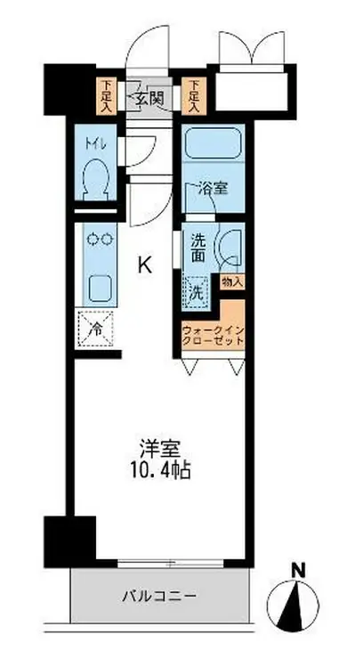 レジデンス両国駅前 9階階 間取り