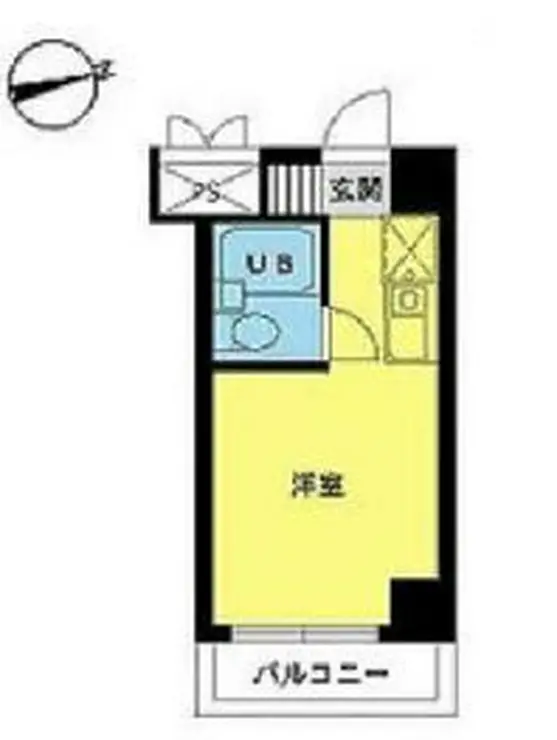 スカイコート八王子 第3 4階階 間取り