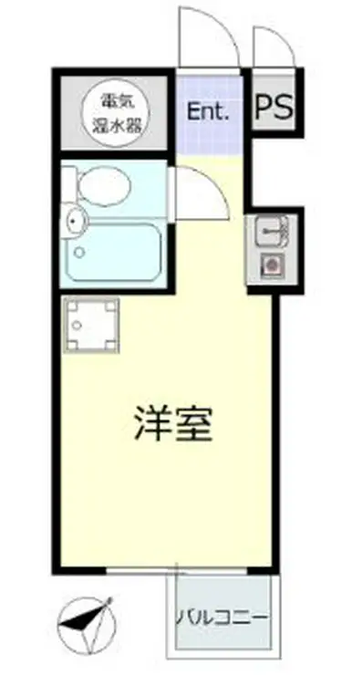 ハイツ芝大門 9階階 間取り