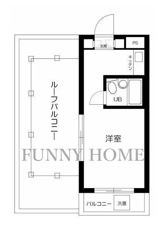 ユースフル都立大 4階階 間取り