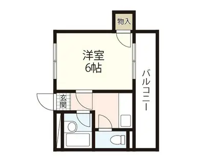 RYOSO BILD(1K/2階)の間取り写真