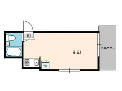 伊井ビル(ワンルーム/5階)の間取り写真
