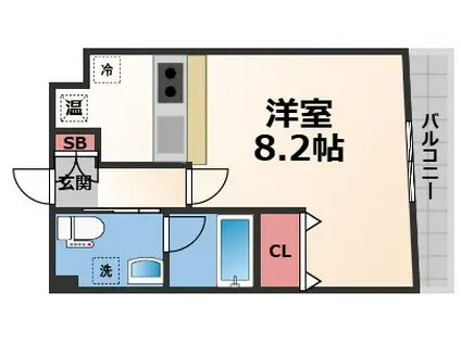 RITZ小阪(1K/2階)の間取り写真