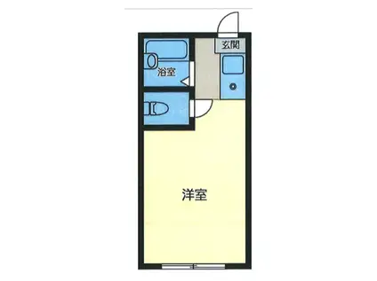 パレーシャル湘南館I(ワンルーム/1階)の間取り写真