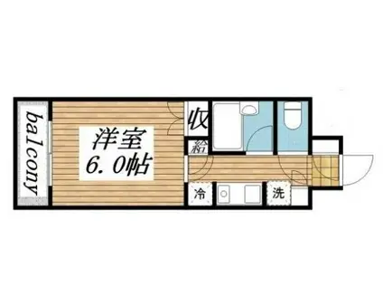 メゾン・ド・リエス(ワンルーム/5階)の間取り写真