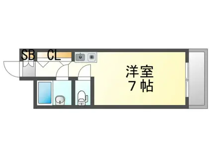 MEIGAKUSO(ワンルーム/2階)の間取り写真