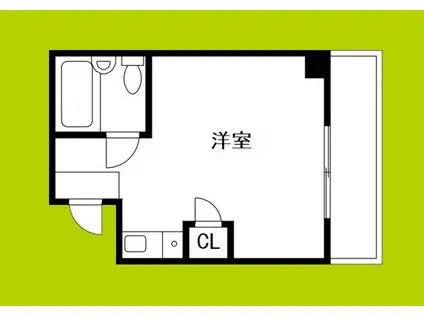 プレアール新今里IV(ワンルーム/3階)の間取り写真