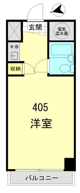 東池袋マンション(ワンルーム/4階)の間取り写真