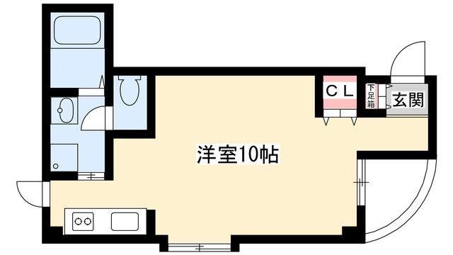 シティライフ星ヶ丘(1K/4階)の間取り写真