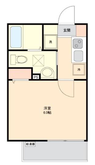 さいたま市北区吉野町計画(1K/2階)の間取り写真