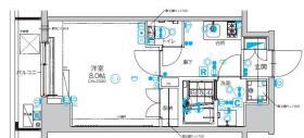 VERONA板橋本町LUSSO(1K/10階)の間取り写真