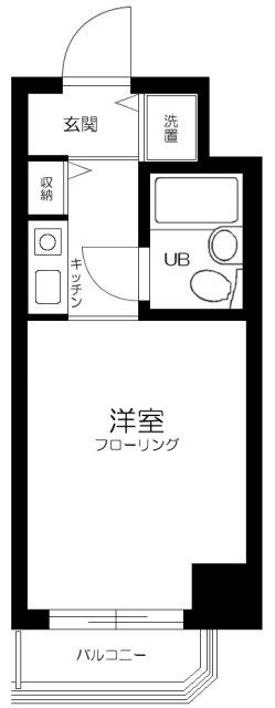 ダイアパレス錦糸町第5(1K/8階)の間取り写真