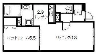 ステージ(1LDK/1階)の間取り写真