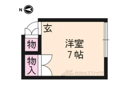 コーポ満田(ワンルーム/2階)の間取り写真