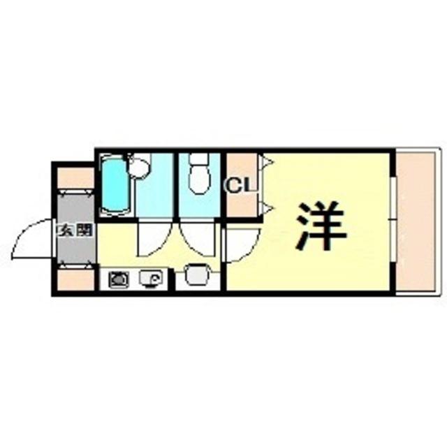 ステラハウス15(1K/1階)の間取り写真