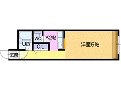 サンコート文京台参番館(1K/1階)の間取り写真