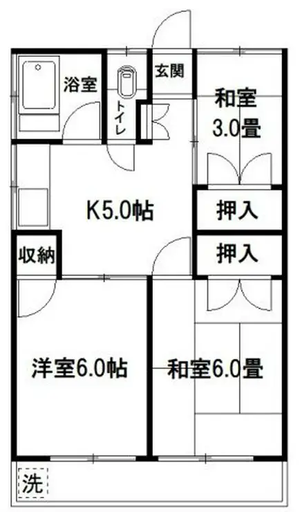第2静和荘 2階階 間取り
