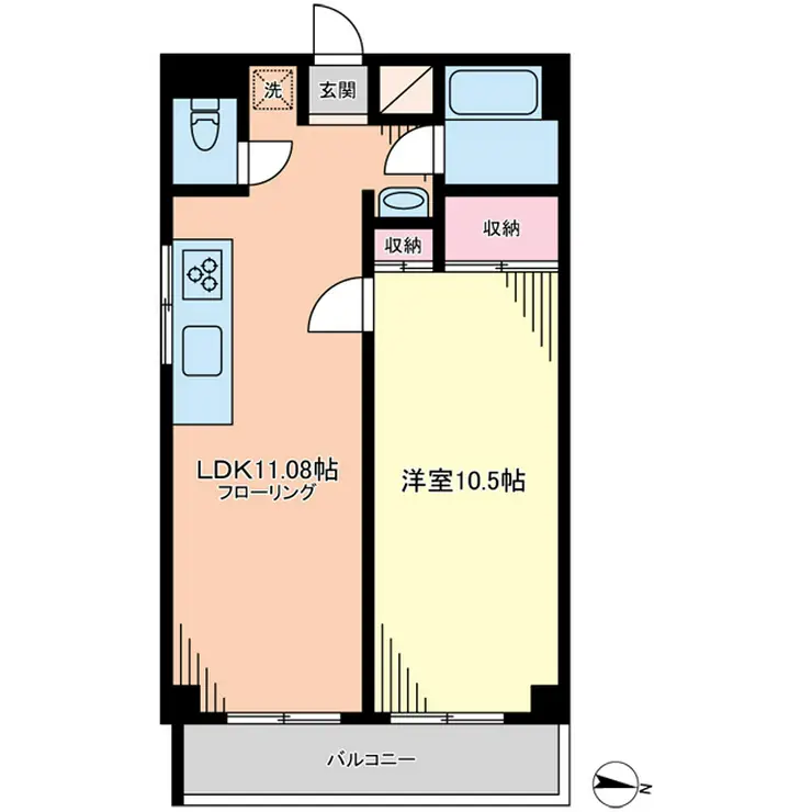 第27宮庭マンション 10階階 間取り