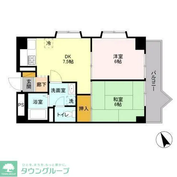 メゾンラフォーレII 2階階 間取り