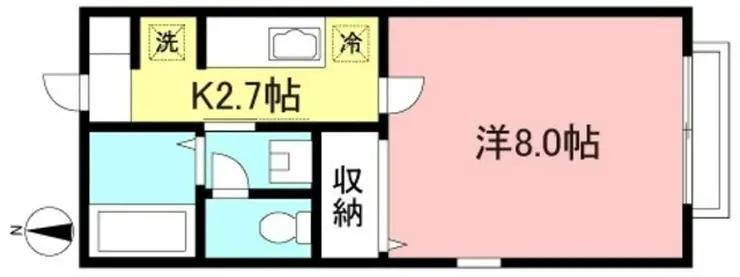 ソレーユ仙川 1階階 間取り