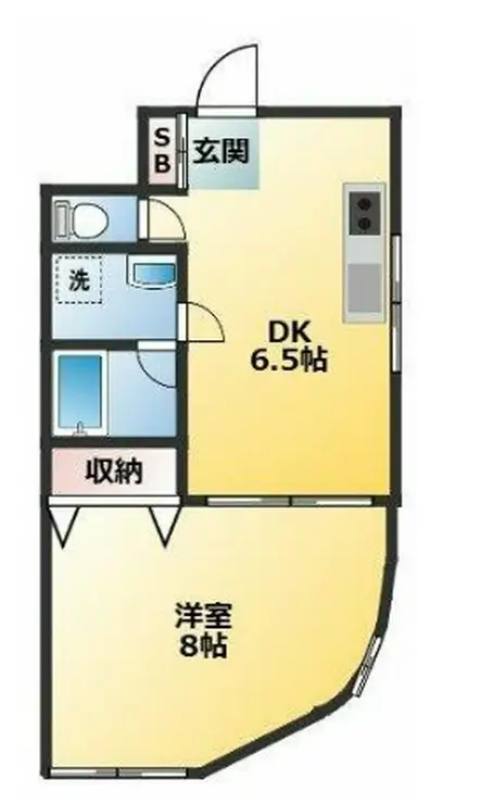 カーサーシンセラー 6階階 間取り