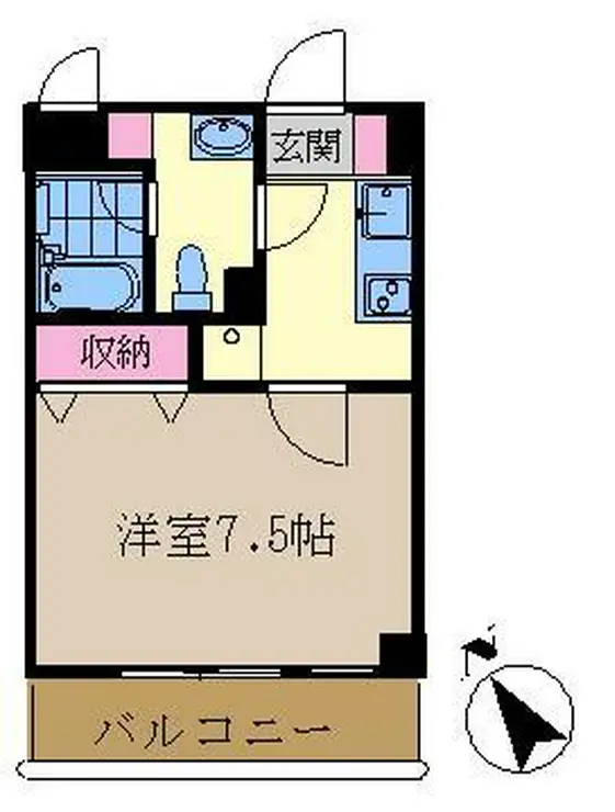 コートエスト 4階階 間取り