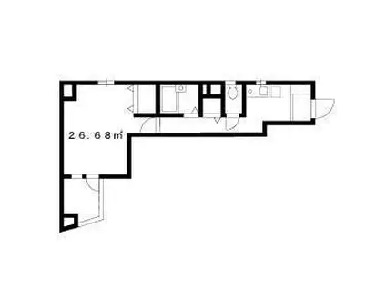 シーサイドヴィラ(1K/6階)の間取り写真