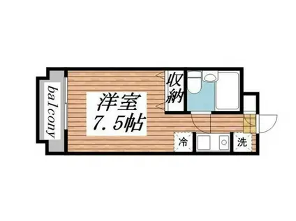 メゾン・ド・アエロスター(ワンルーム/4階)の間取り写真