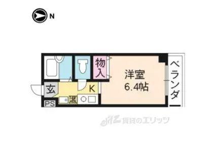 ヴィラ・マーキュリー(1K/3階)の間取り写真