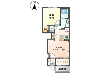 ＪＲ日豊本線 宮崎駅 バス乗車時間：15分 最寄りバス停で下車 徒歩6分 2階建 新築(1LDK/1階)の間取り写真