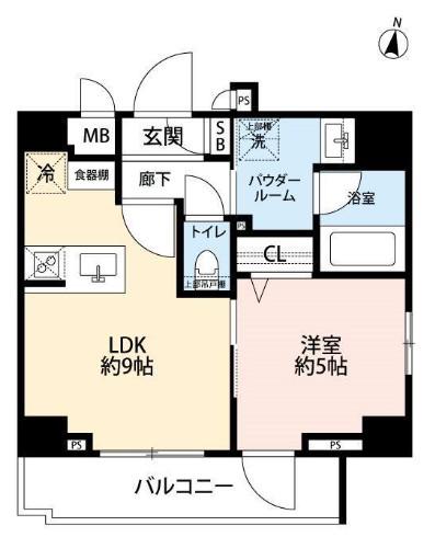 GRAND CONCIERGE 恵比寿 グランドコンシェルジュ恵比寿(1DK/7階)の間取り写真