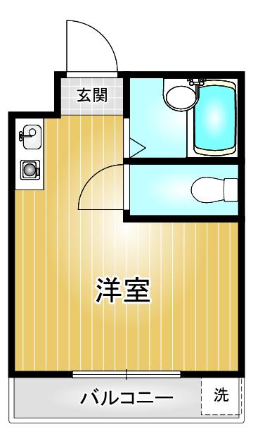 FJレジデンス八事(ワンルーム/2階)の間取り写真